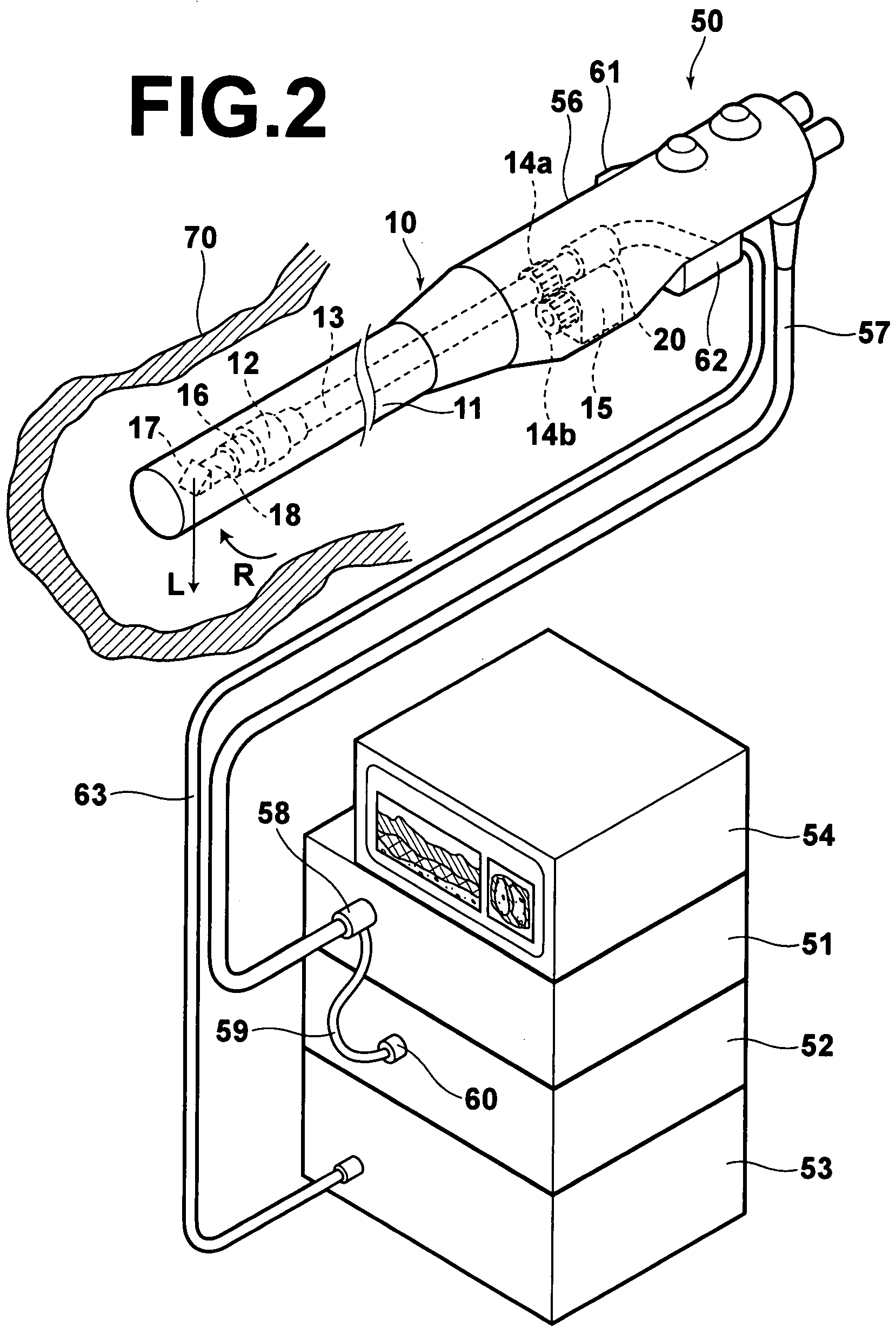 Probe and optical tomography system
