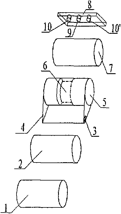 Short-flow high-efficiency spinning machine used for producing multicomponent yarn