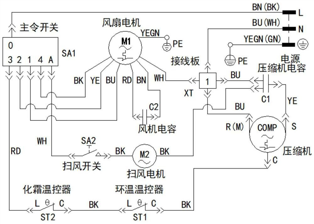 Control circuit and method for air conditioner