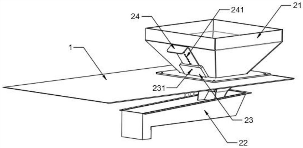 Three-equal-part division device