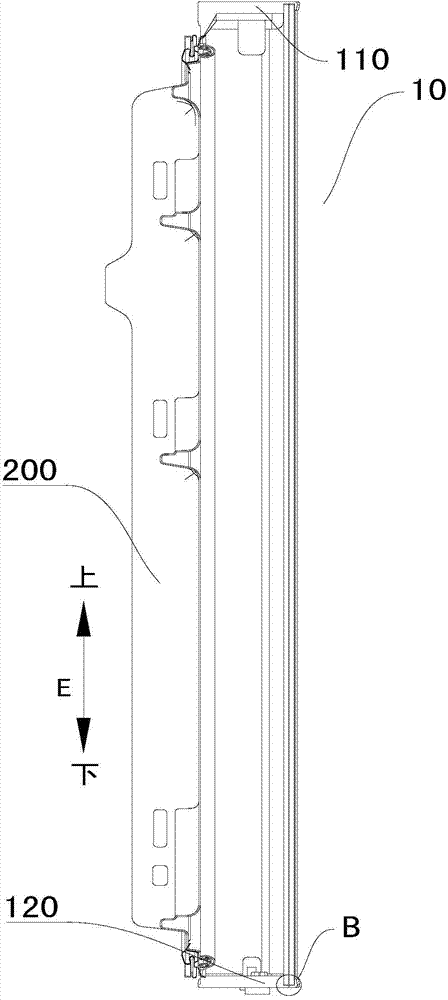 Door body for refrigerator and refrigerator provided with same