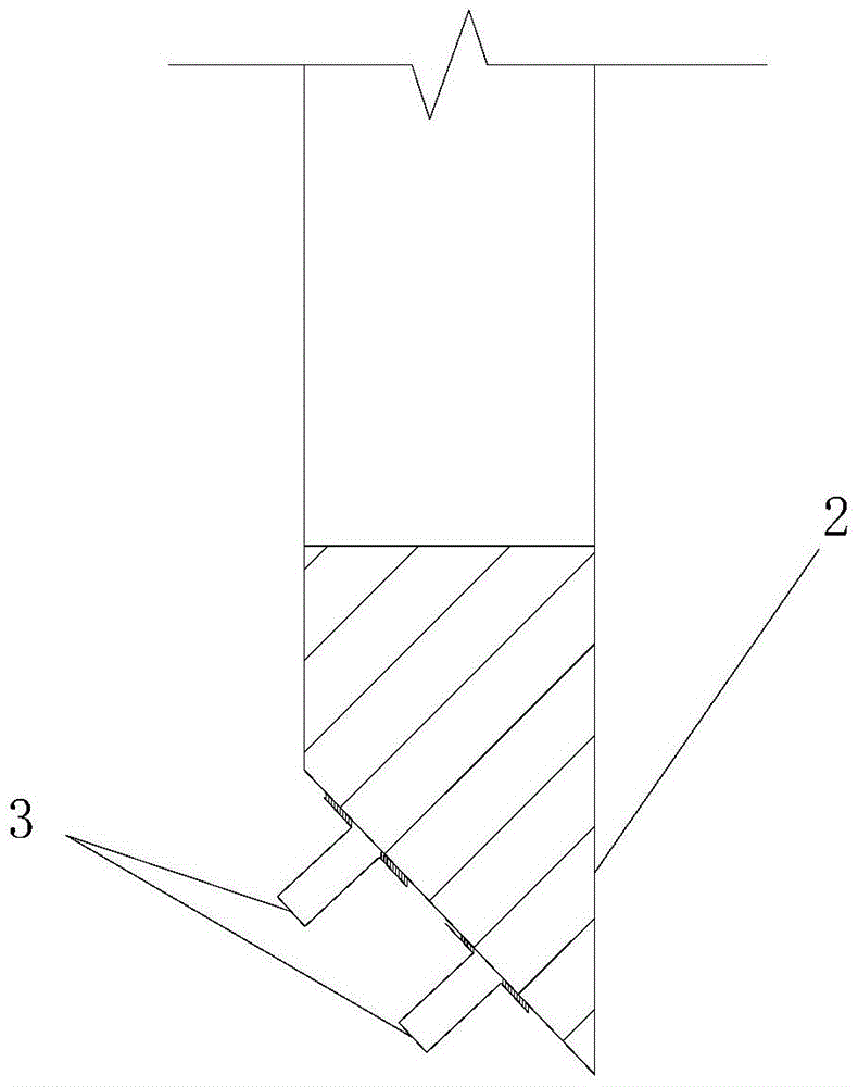 One-time back-sealing construction method of reinforced concrete with double-walled steel cofferdam with high and low blade feet