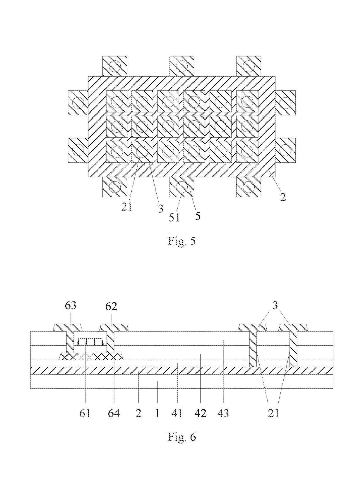 AMOLED display device and array substrate thereof