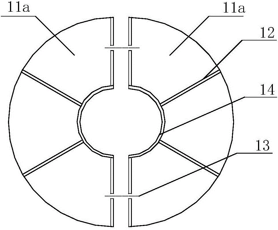 Improved high-pressure centrifugal draught fan capable of reducing air quantity leakage