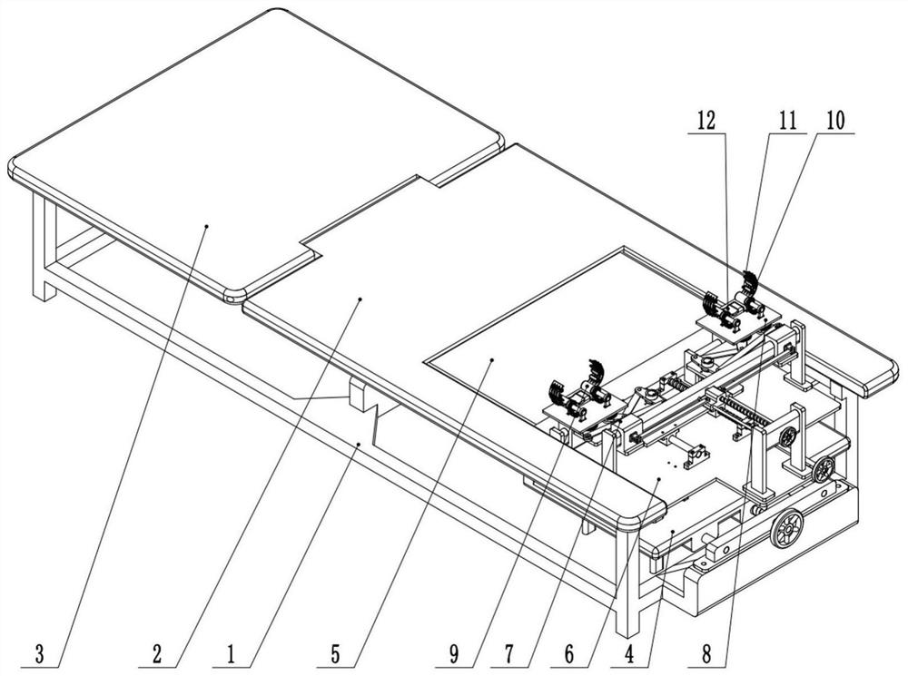 Patient limb adjusting device for examination in ultrasonic department