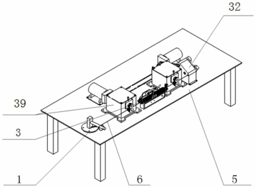 A modular numerical control steel wire straightening and cutting device