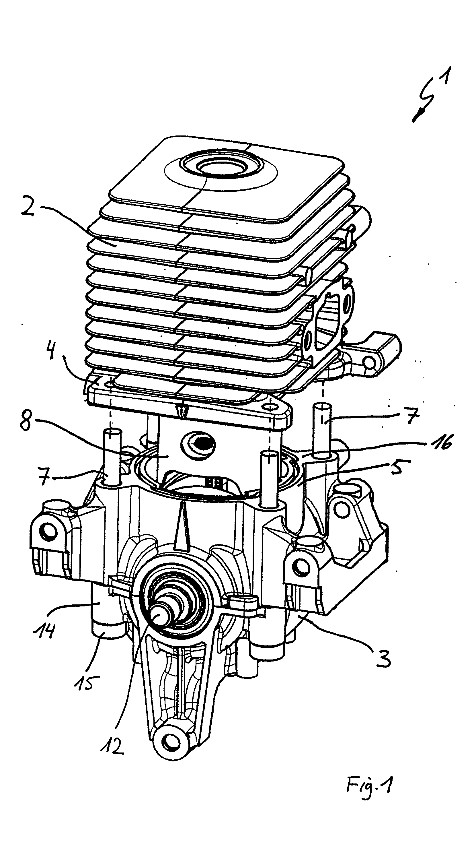 Connection of a crankcase of a reciprocating-piston internal combustion engine with a cylinder housing