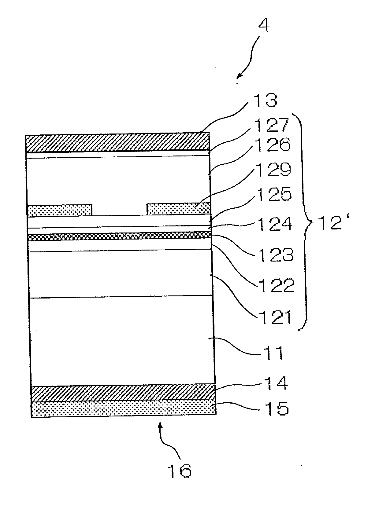 Electrode stucture, semiconductor element, and methods of manufacturing the same