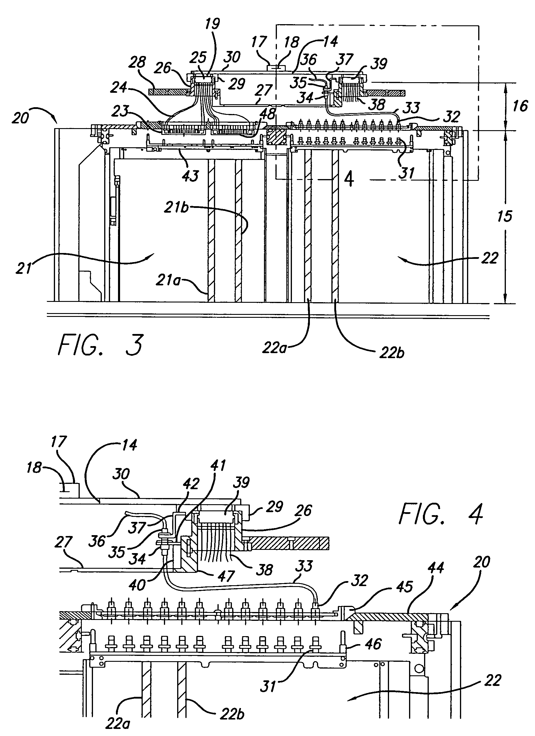 Apparatus for testing a device with a high frequency signal