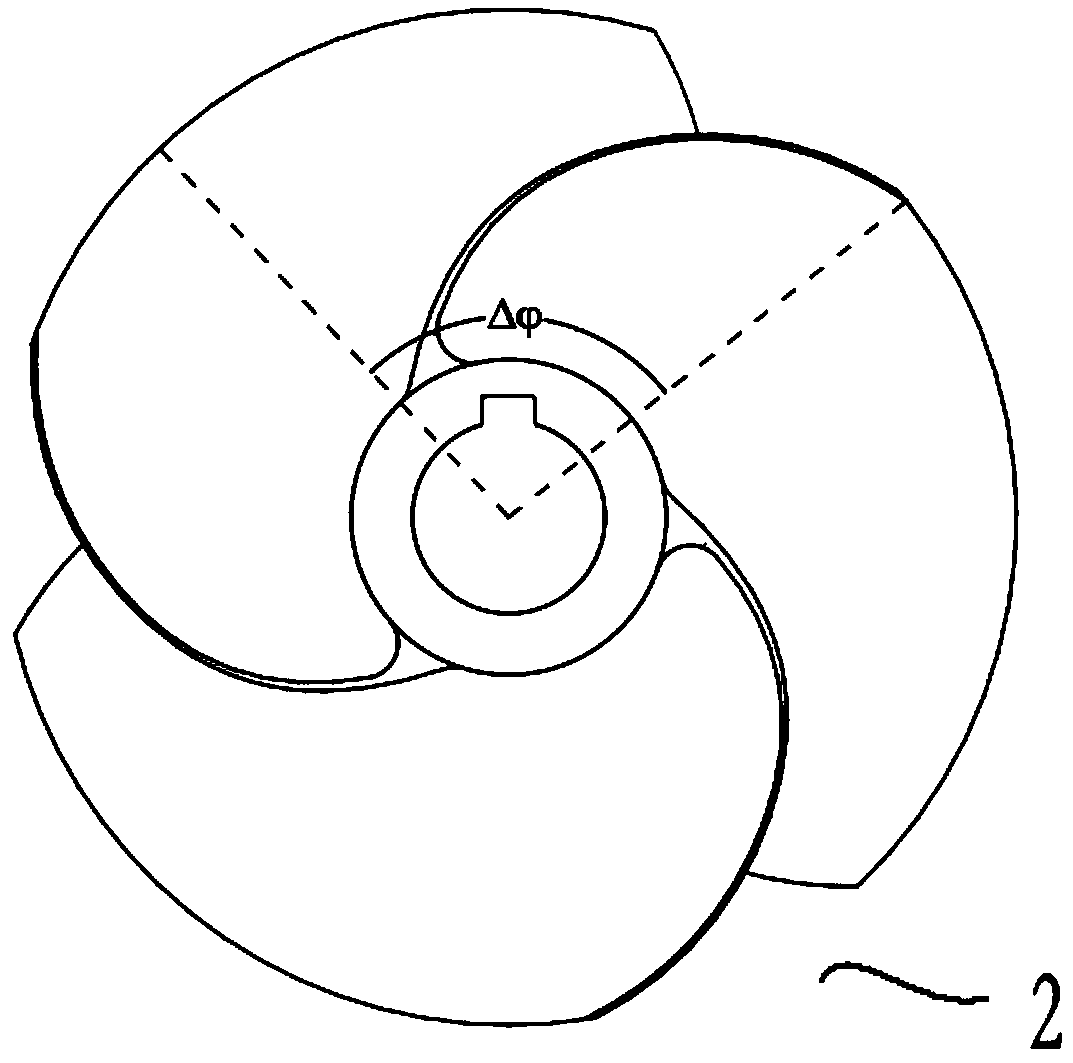 Centrifugal pump for suppressing cavitation surge