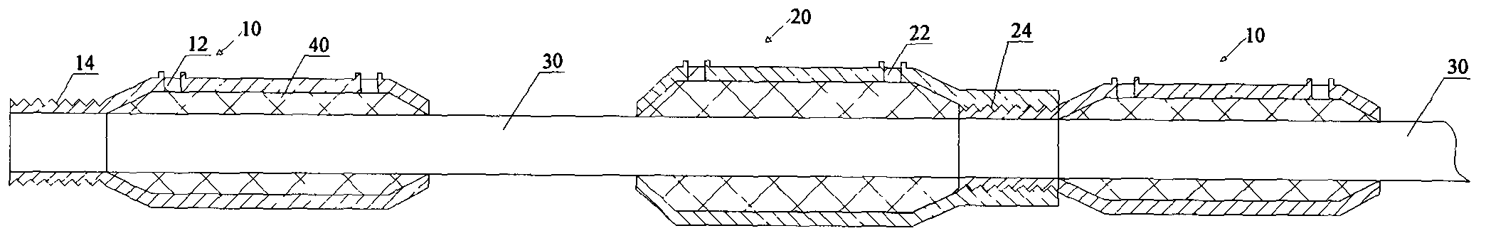 FRP bar connection device, connection method and anchor rod
