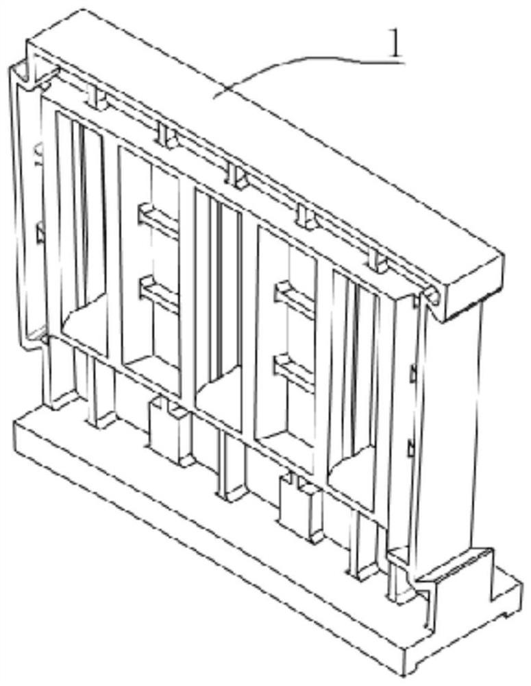 A bearing holder and a prefabricated large roller bearings