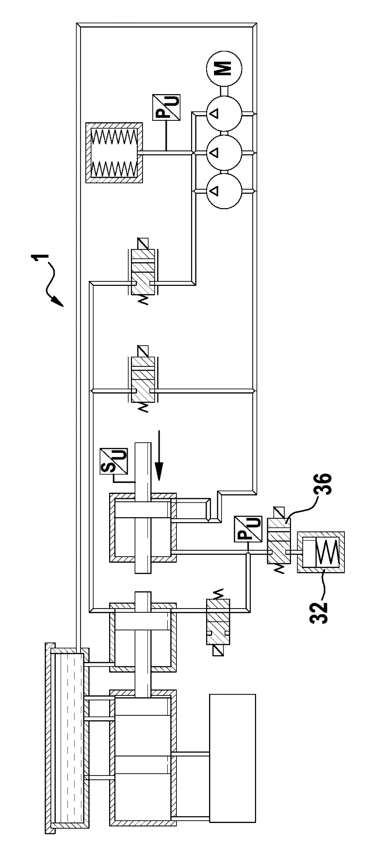 Brake system for a motor vehicle and motor vehicle comprising a brake system of said kind