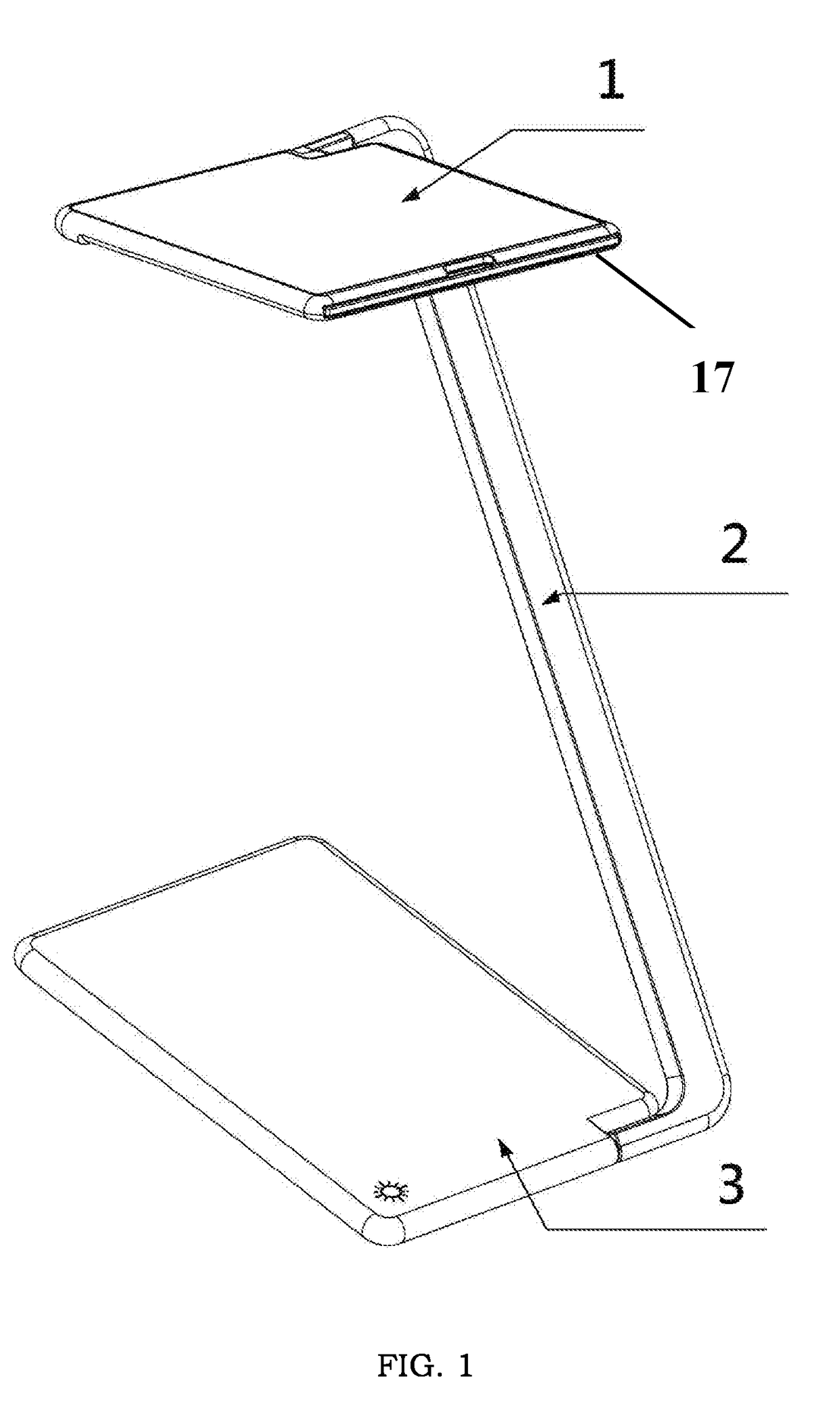 Slim OLED lamp