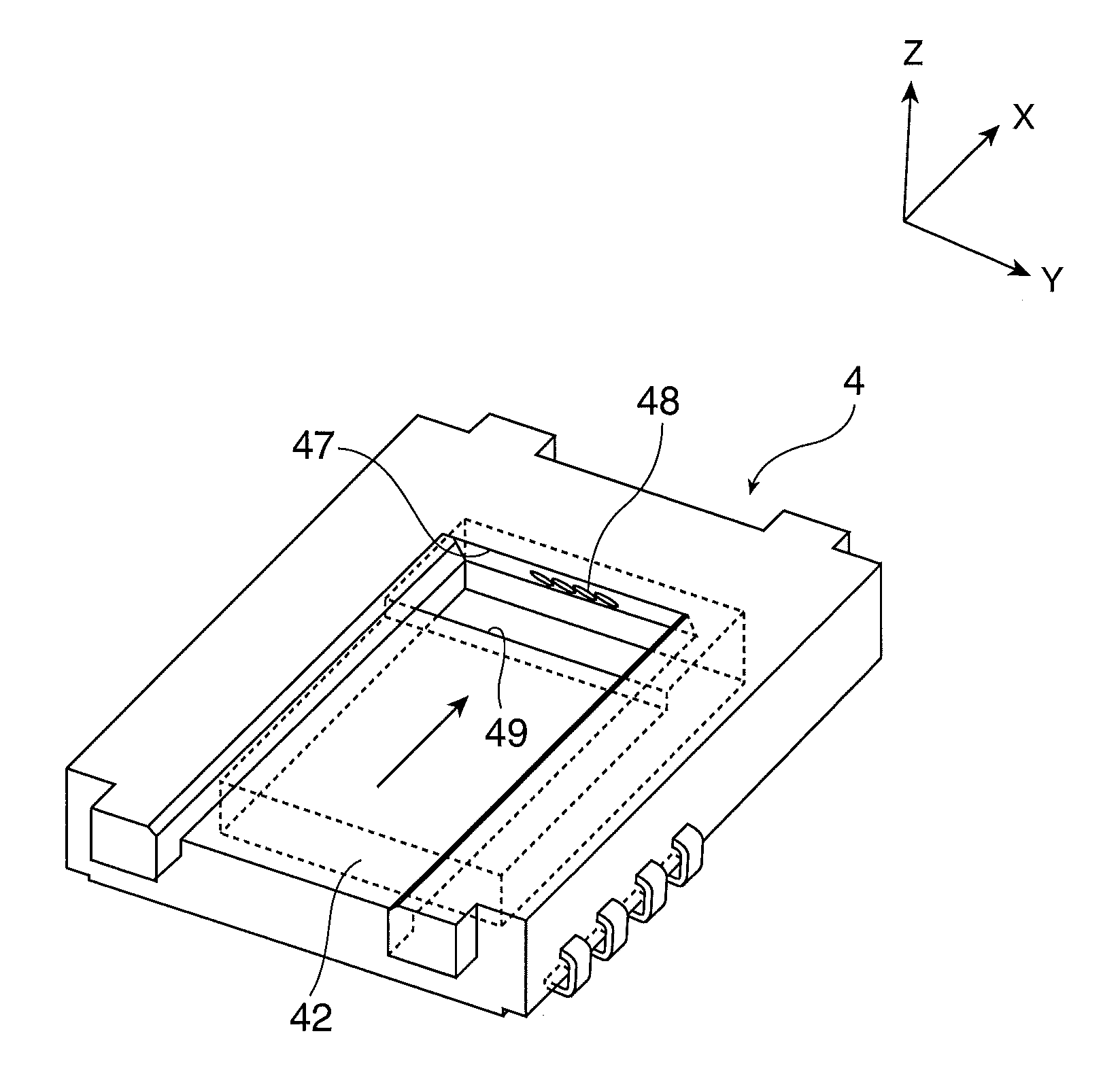 Optical module package and optical module