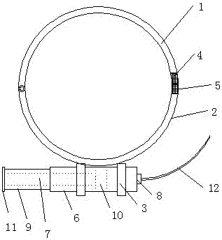 Neck-wearable type drainage apparatus