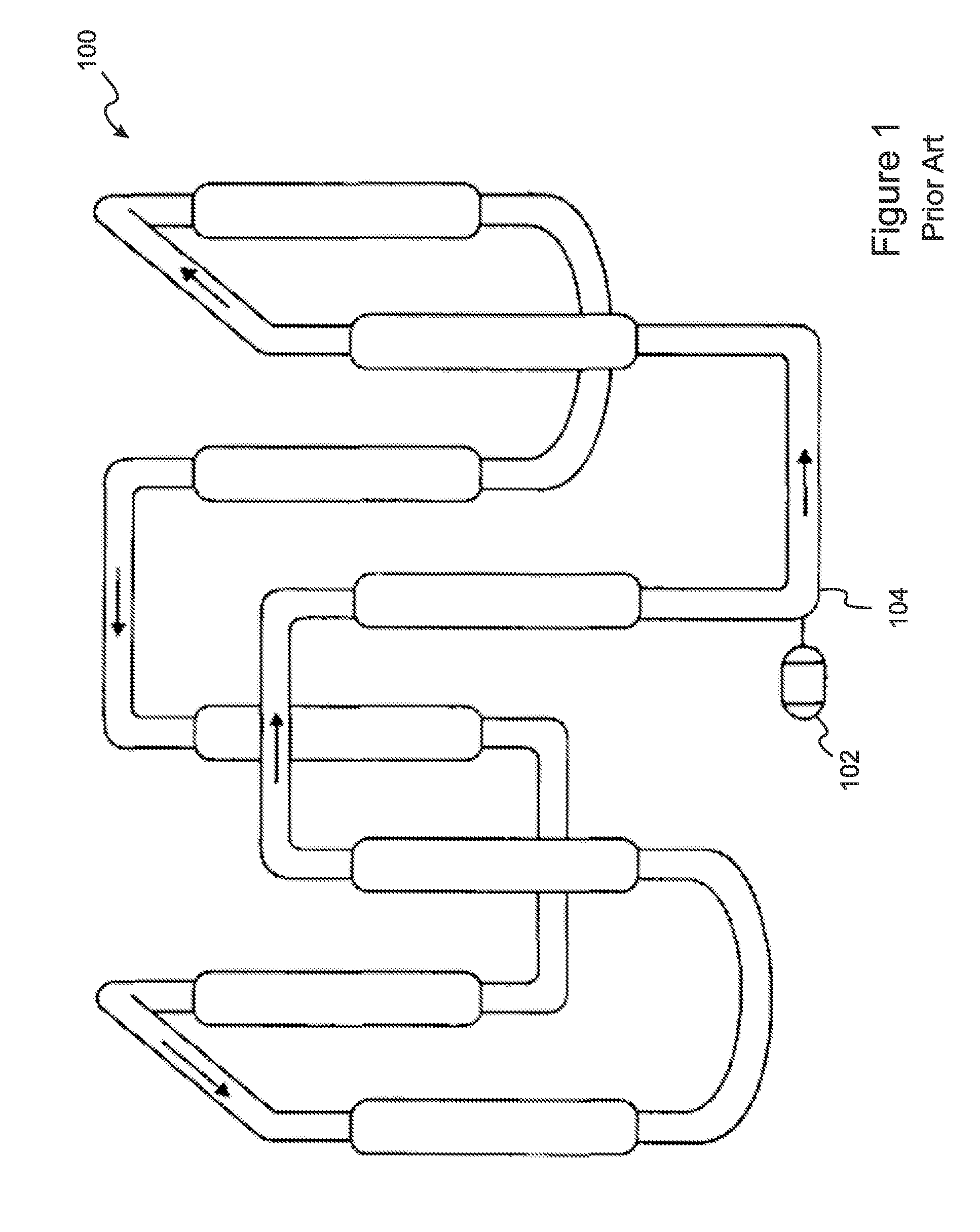 System for enhanced recovery of tangential energy from an axial pump in a loop reactor