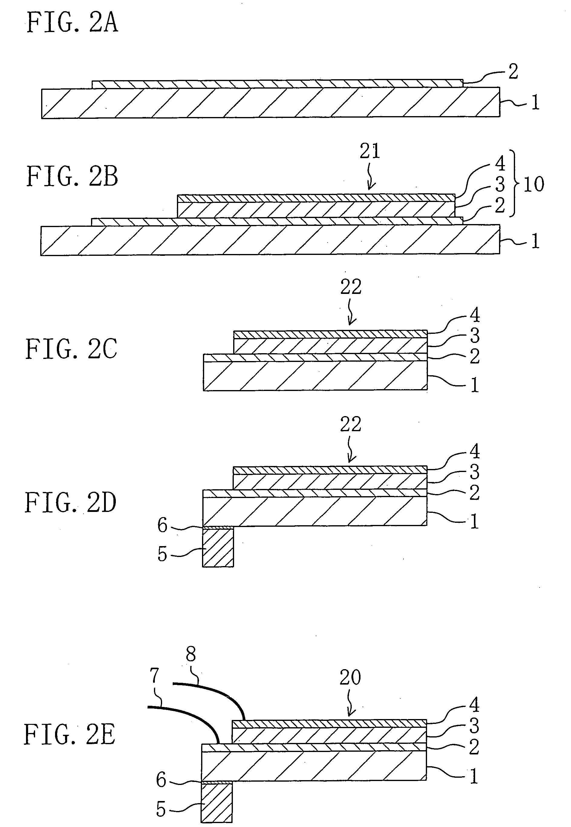Piezoelectic element and method for manufacturing the same, and ink jet head and ink jet recording apparatus using the piezoelectric element