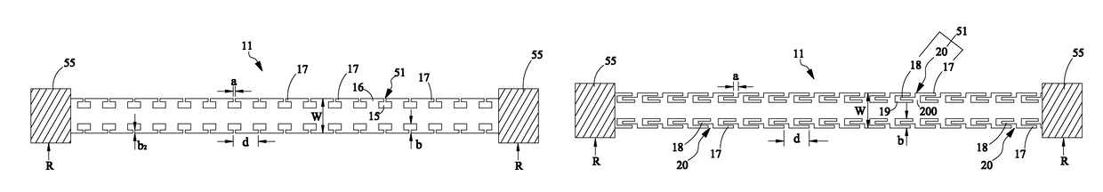 Microstrip isolation structure for reducing crosstalk