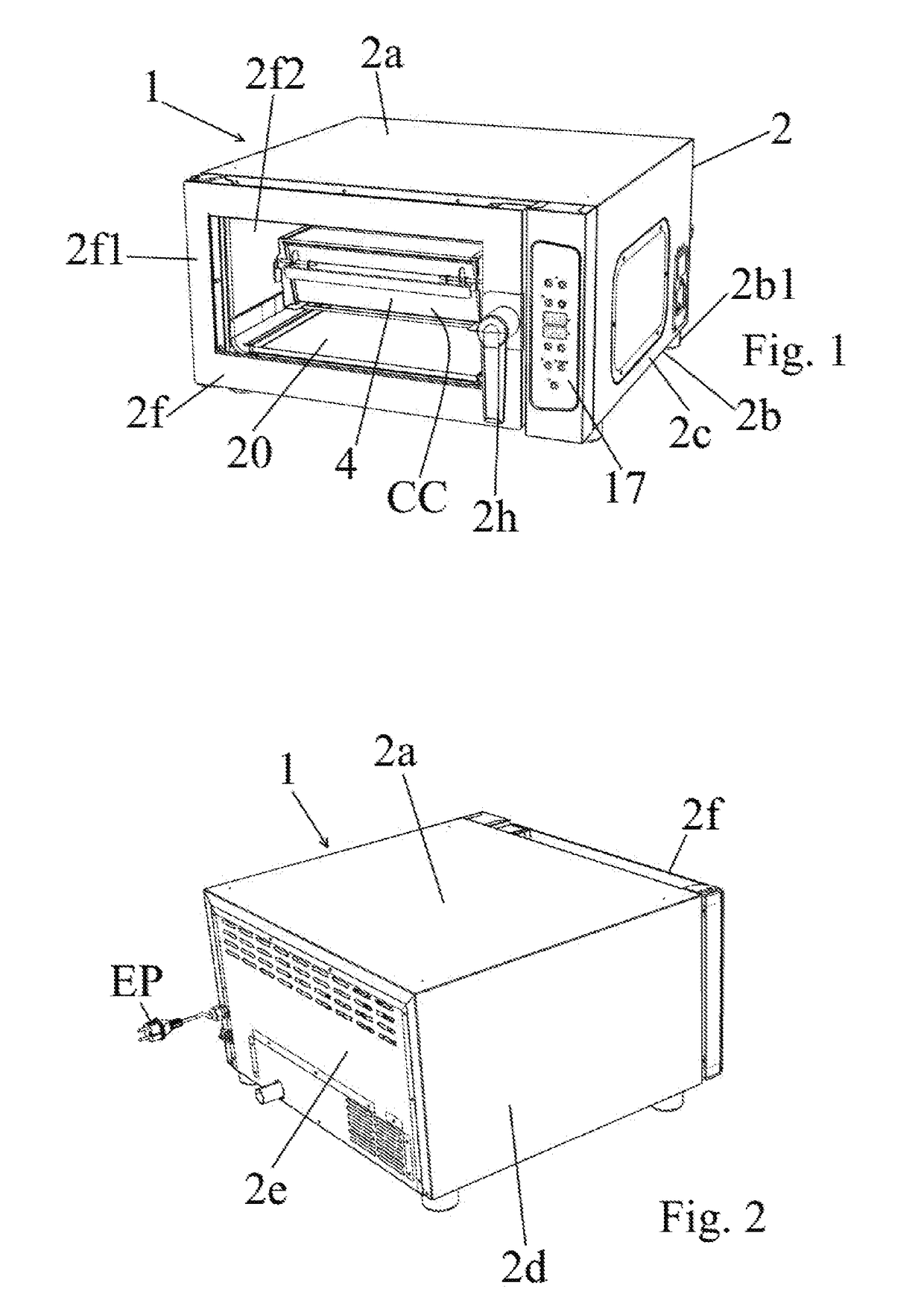 Oven for cooking products