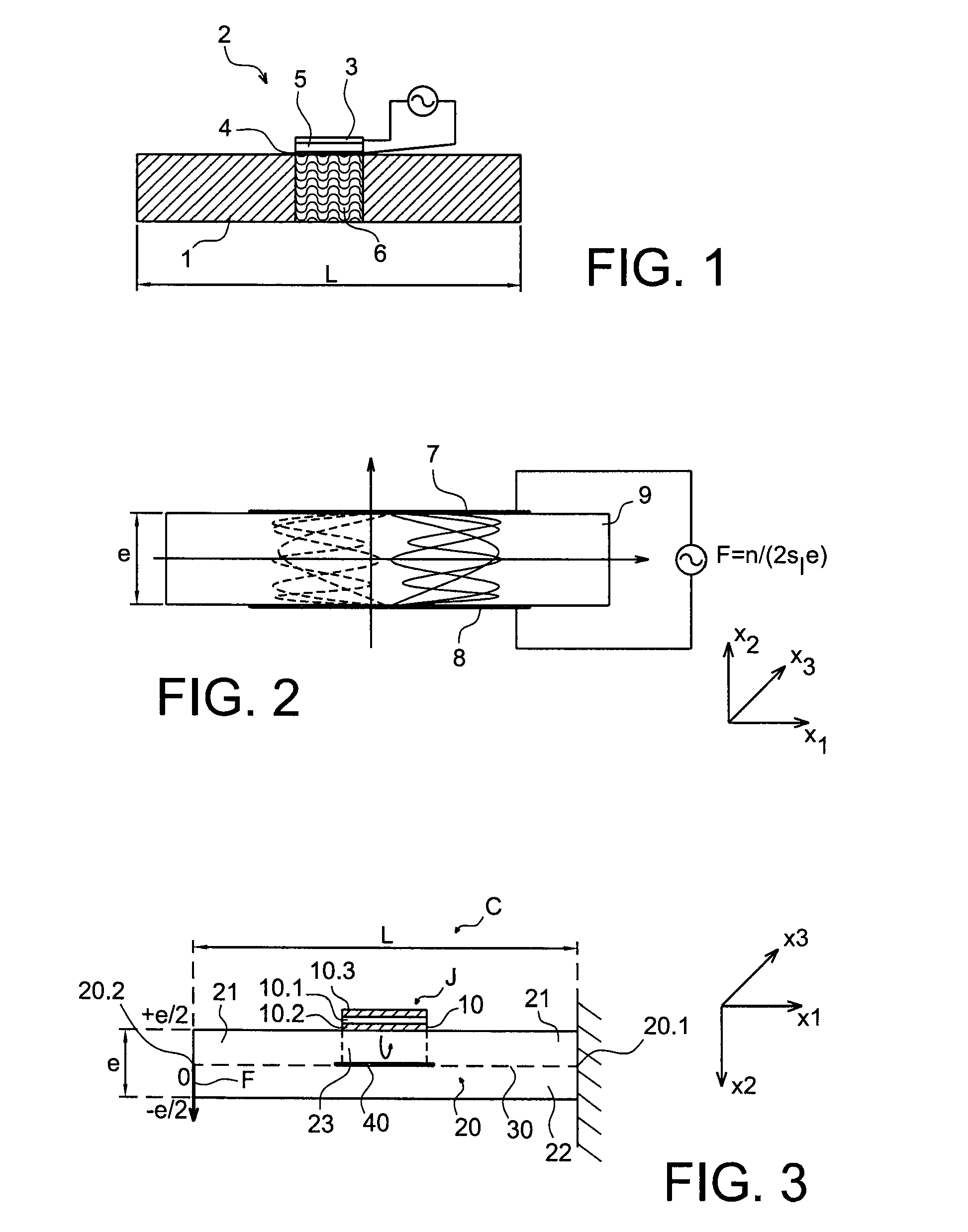Stress gauge having an acoustic resonant structure and sensor for at least one physical parameter using such stress gauge