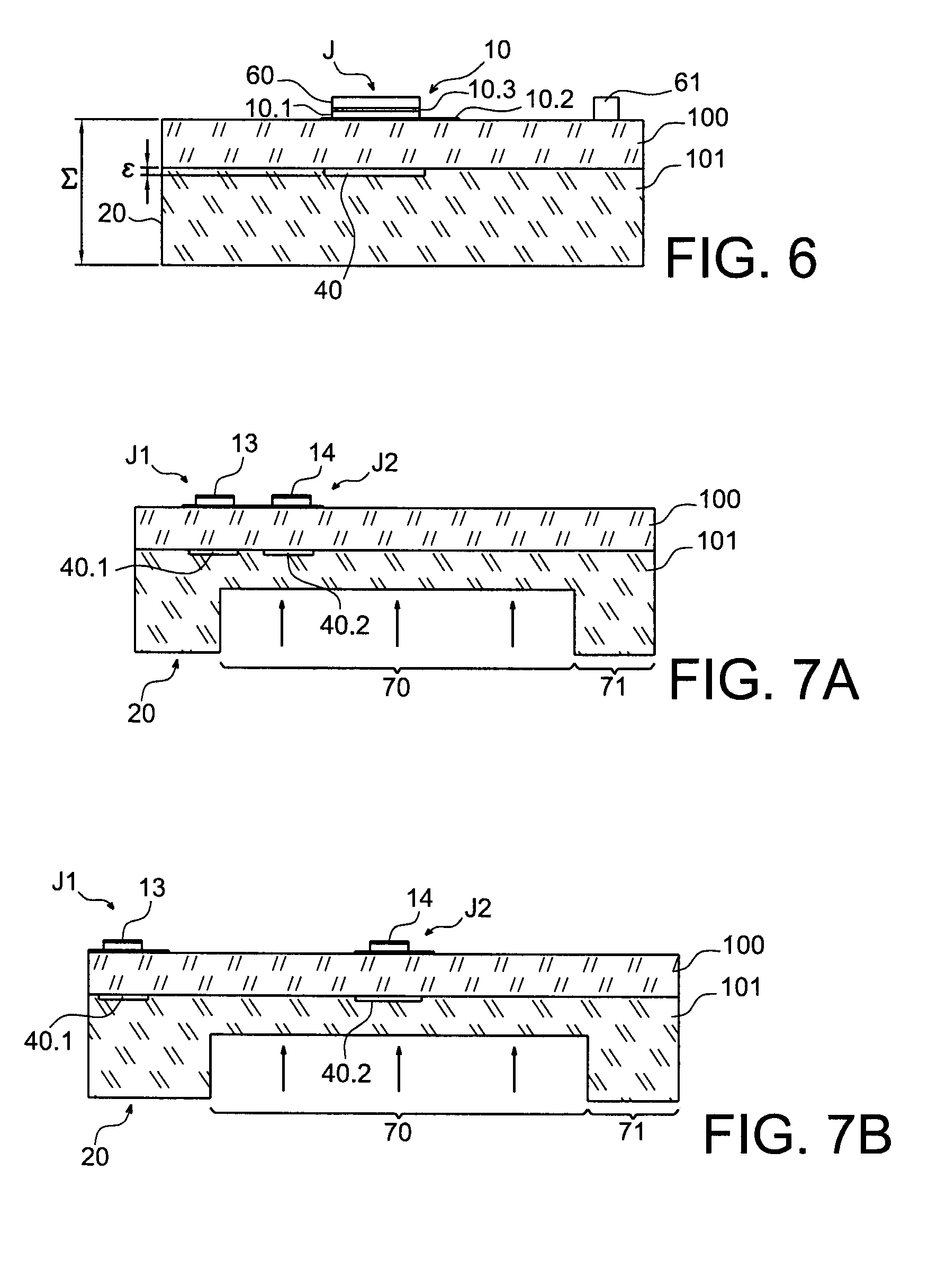 Stress gauge having an acoustic resonant structure and sensor for at least one physical parameter using such stress gauge
