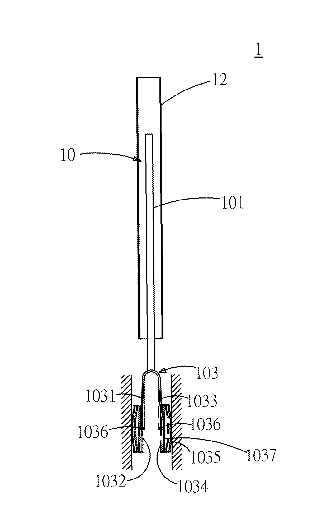 Wipe sampling device of radioactive contaminants on surface of spent nuclear fuel storage canister
