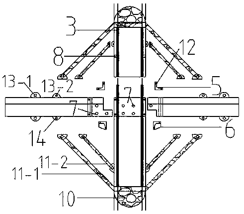 Assembly type concrete beam column joint with damping device