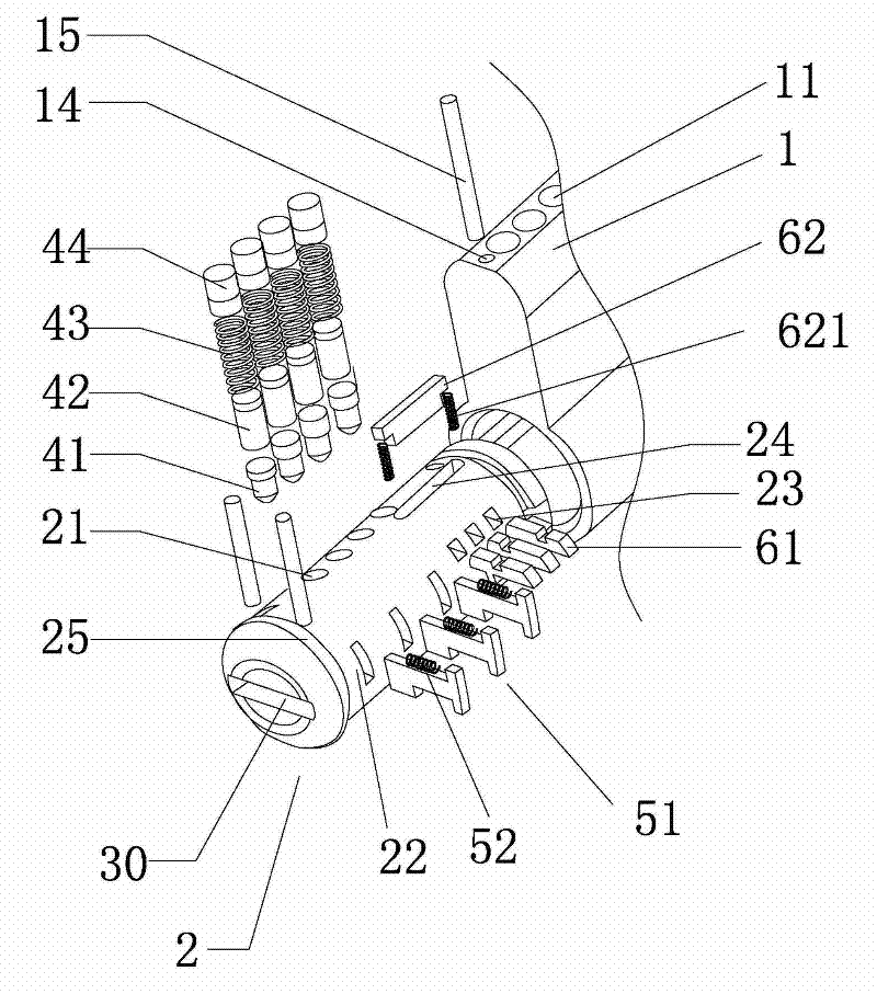 Novel anti-theft lock