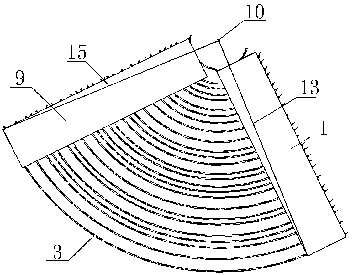 Rotary horizontal-moving system of building and construction method of rotary horizontal-moving system