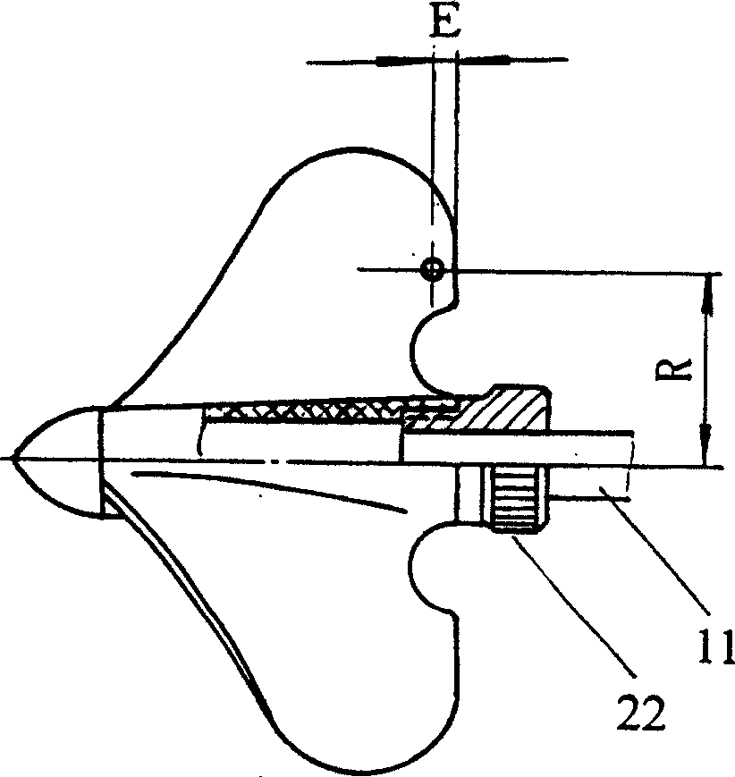 Method and device for determining hydralic pitch K value of propeller hydrodynamometer