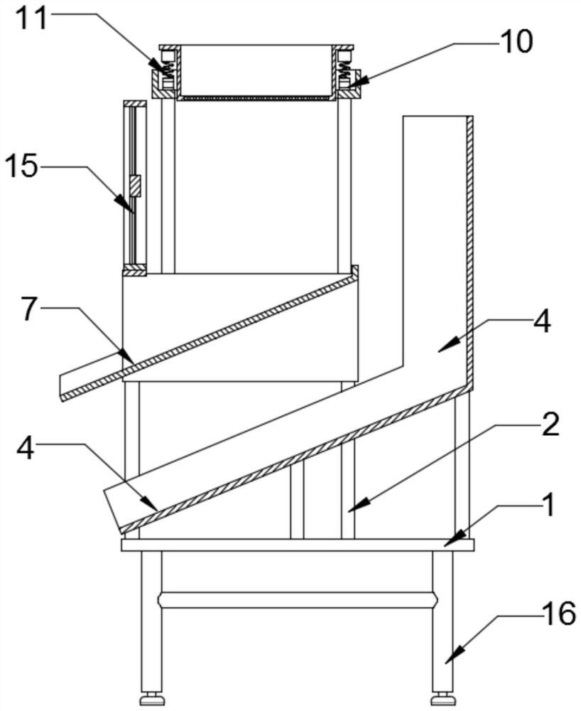 Impurity removing device for nut machining