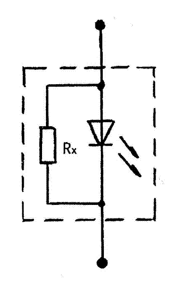 Circuit for enhancing use reliability of discrete LED light source