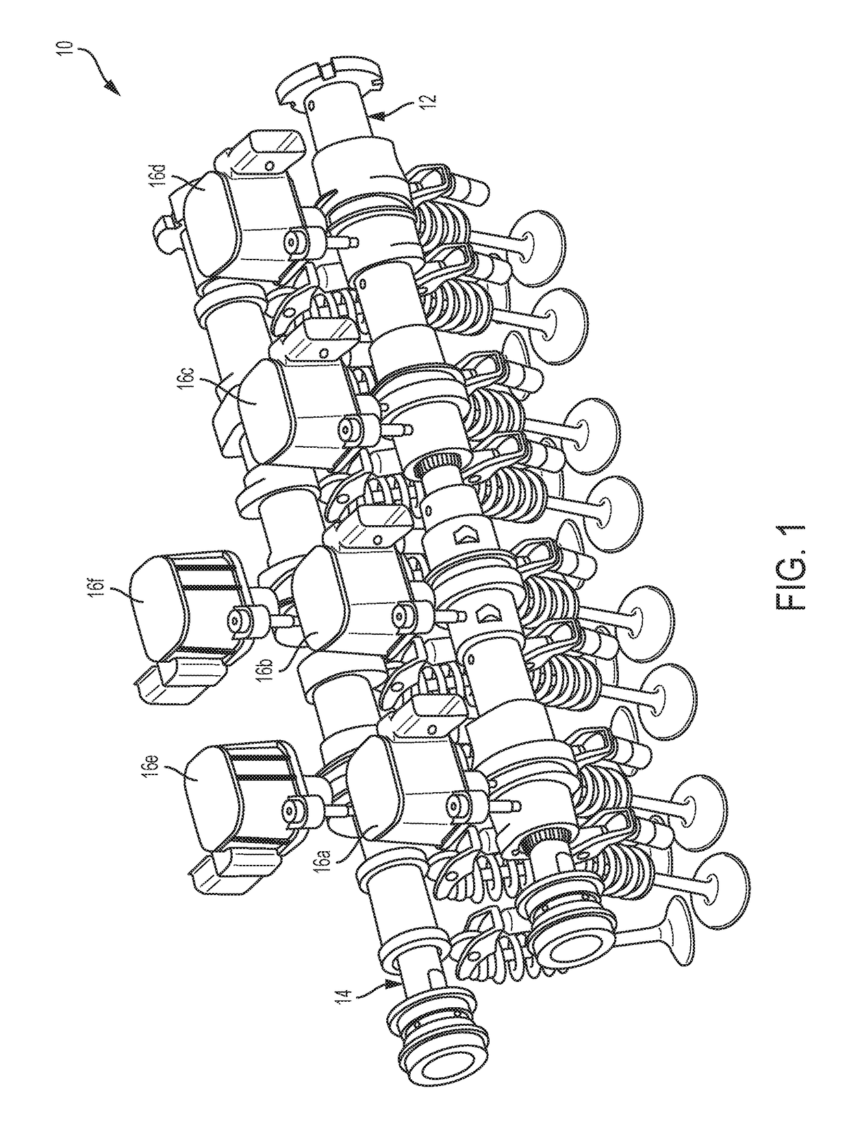 Method of noise filtering a sliding camshaft actuator pin position output signal