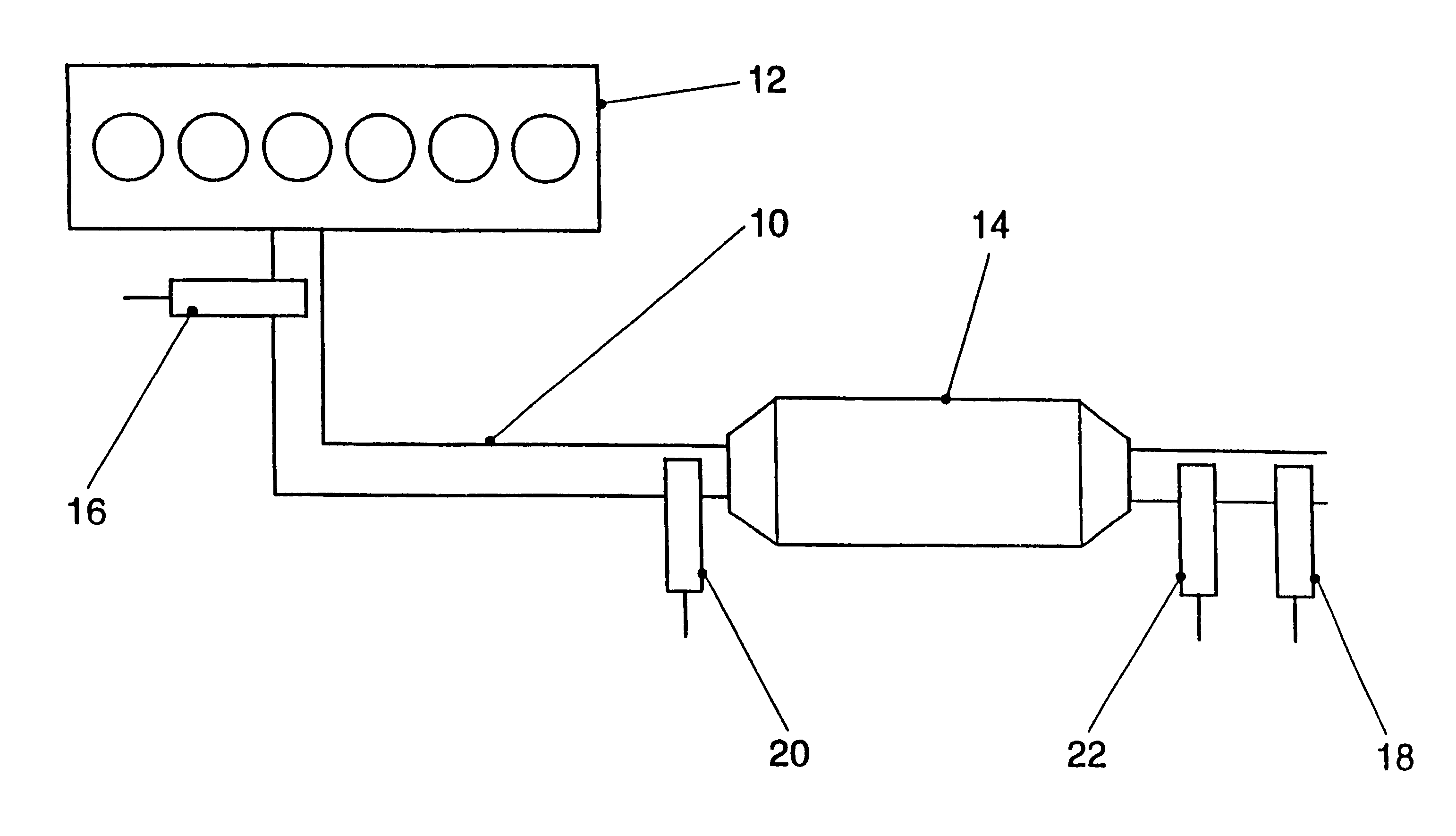 Apparatus and method for monitoring NOx storage catalytic converters