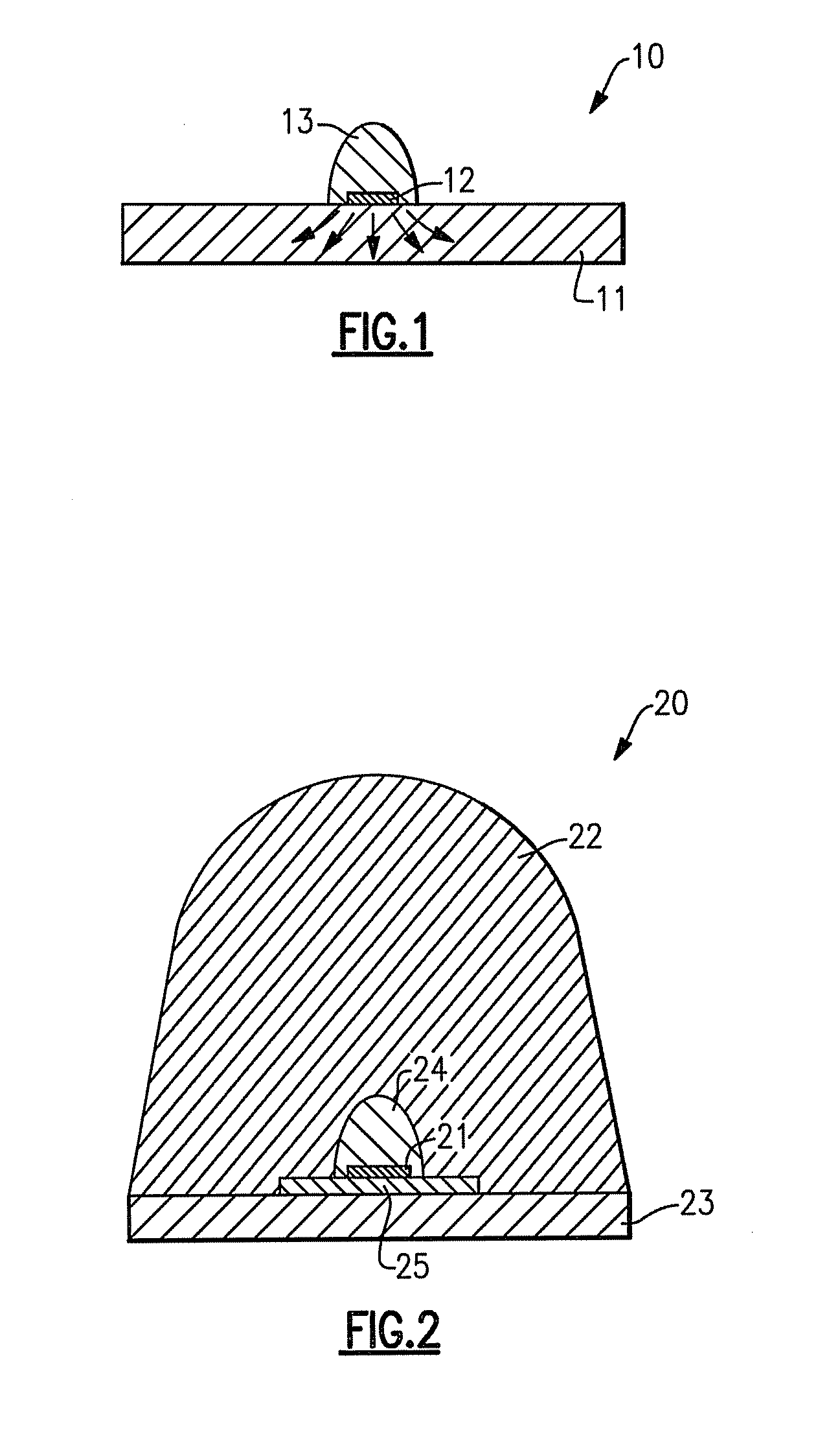 Lighting device which includes one or more solid state light emitting device