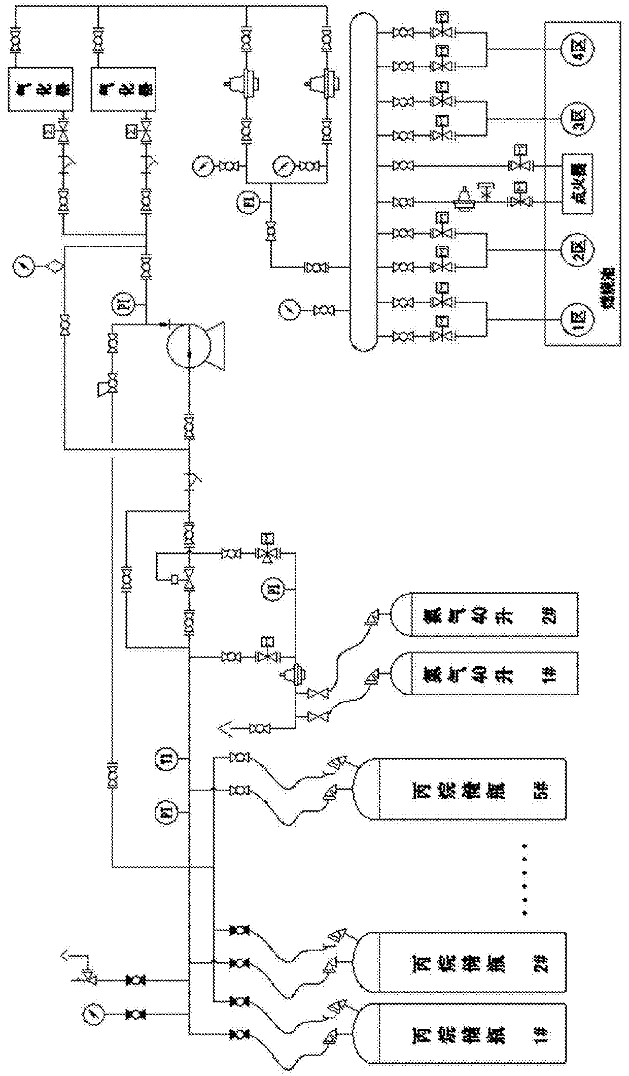 Realization method of using propane combustion flame to simulate aviation kerosene combustion flame