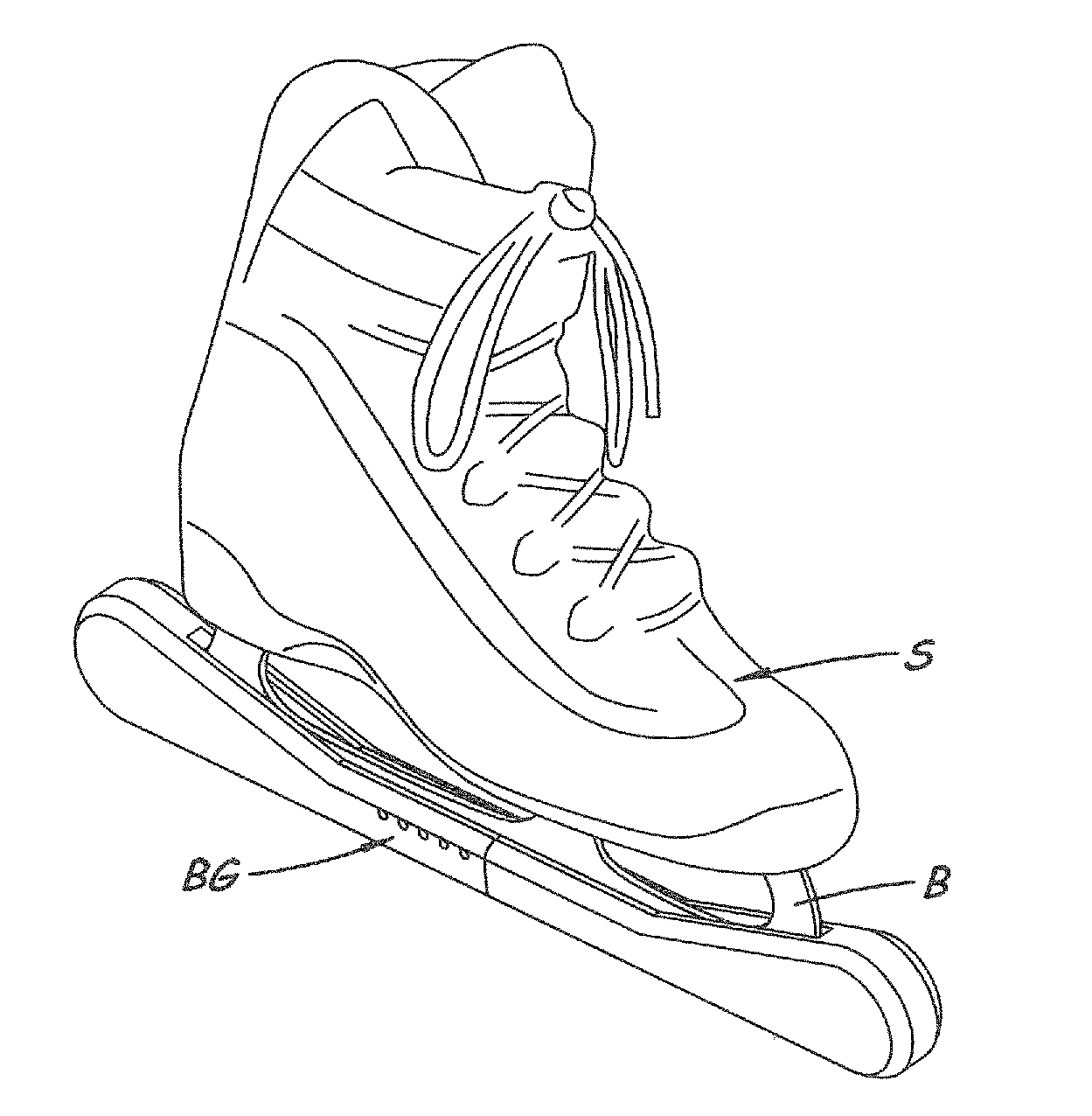 Ice skate blade guard with safety feature