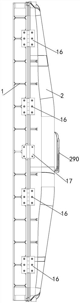 Cabinet door for space science experiment cabinet and space science experiment cabinet