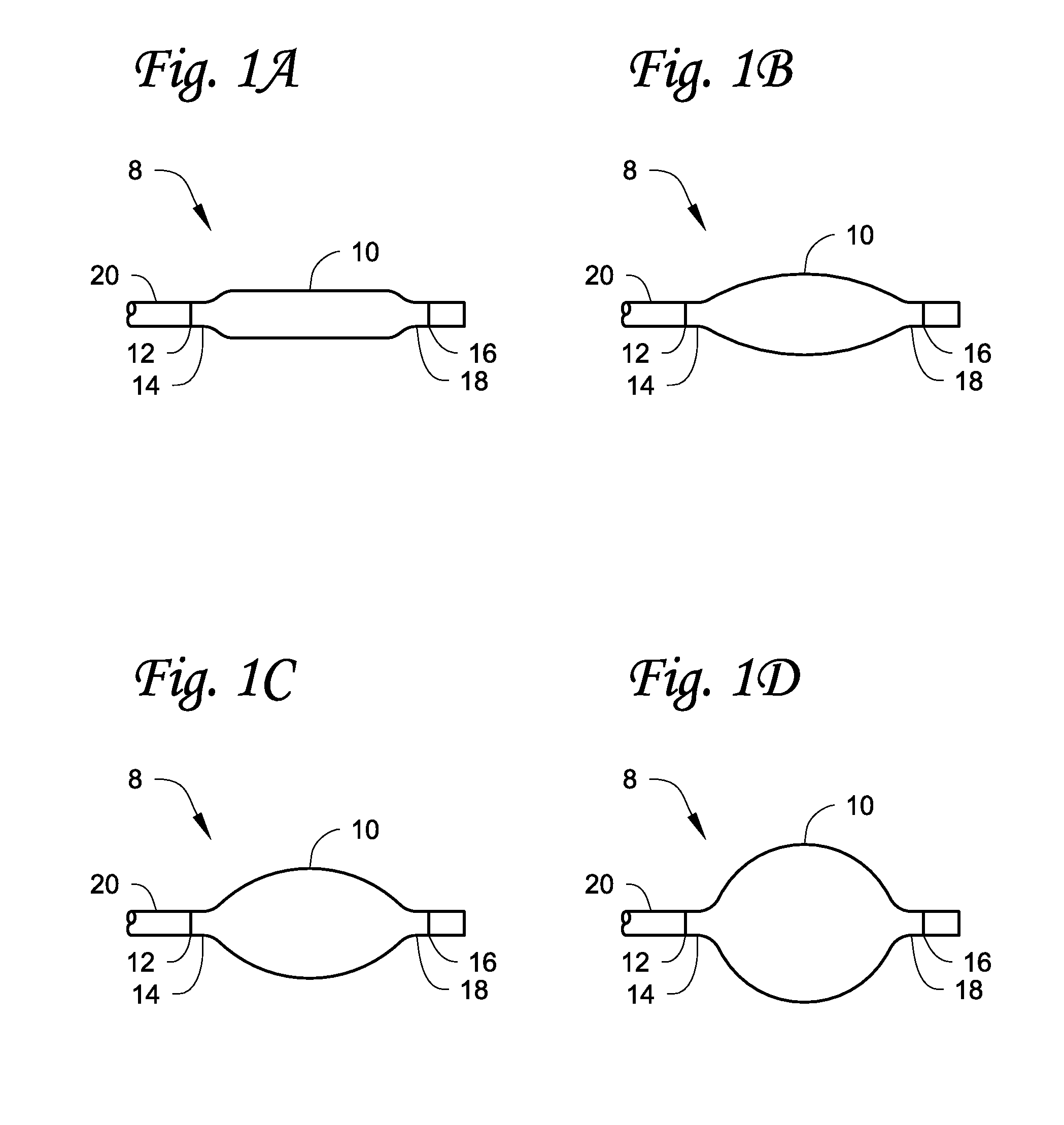 Method of Making a Zero-Fold Balloon With Variable Inflation Volume