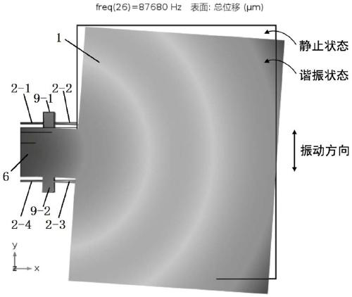 Multi-operation-mode piezoelectric viscosity sensor chip and working method and preparation method thereof