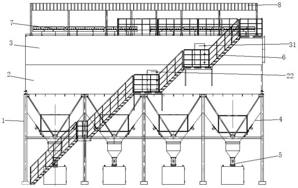 Large-air-volume sinter plate dust removal equipment