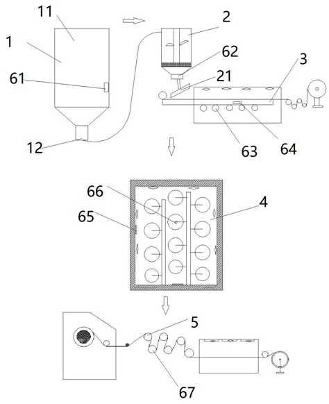 Battery separator manufacturing system for rechargeable battery and manufacturing method thereof