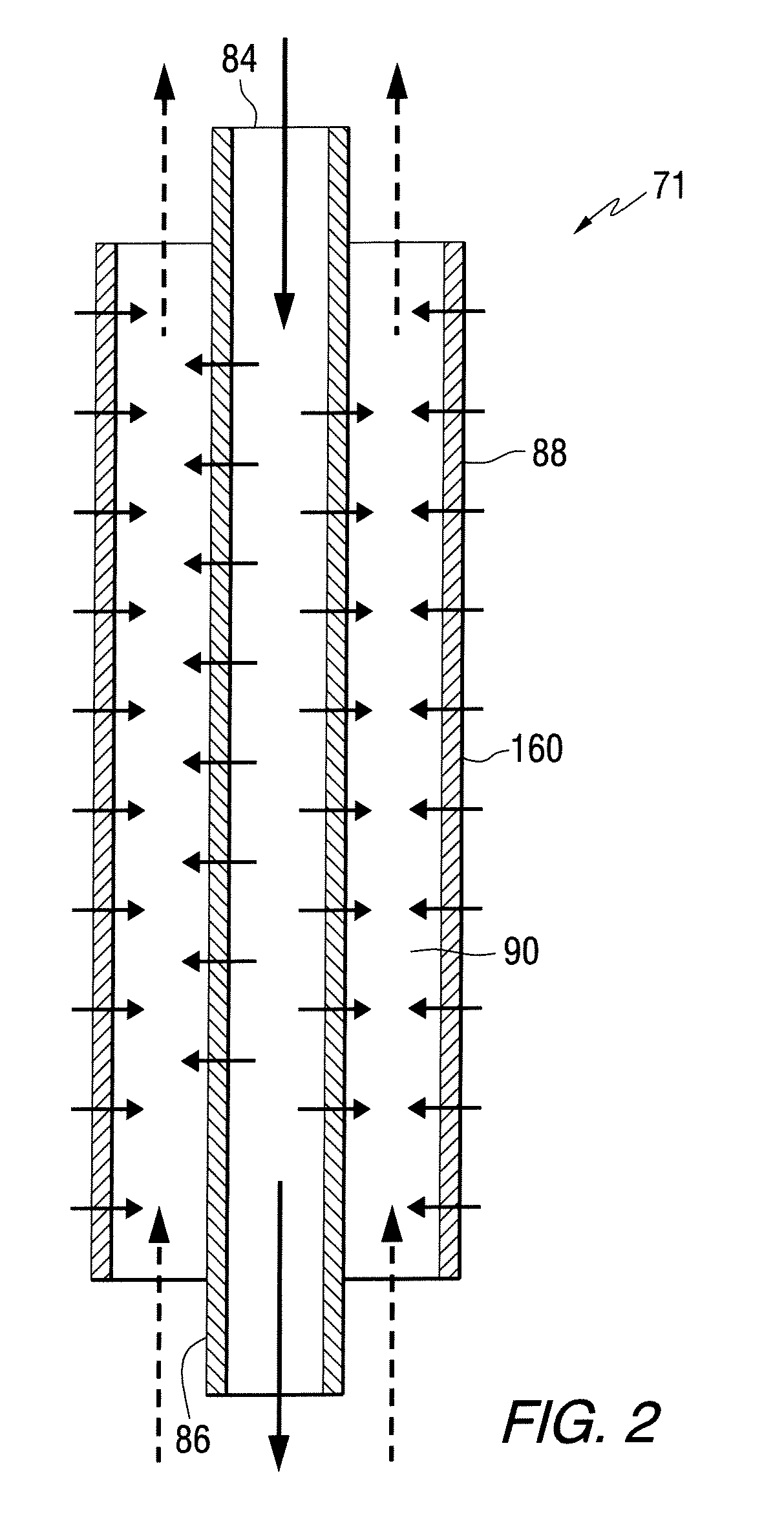 Marine fuel system with an ullage control device