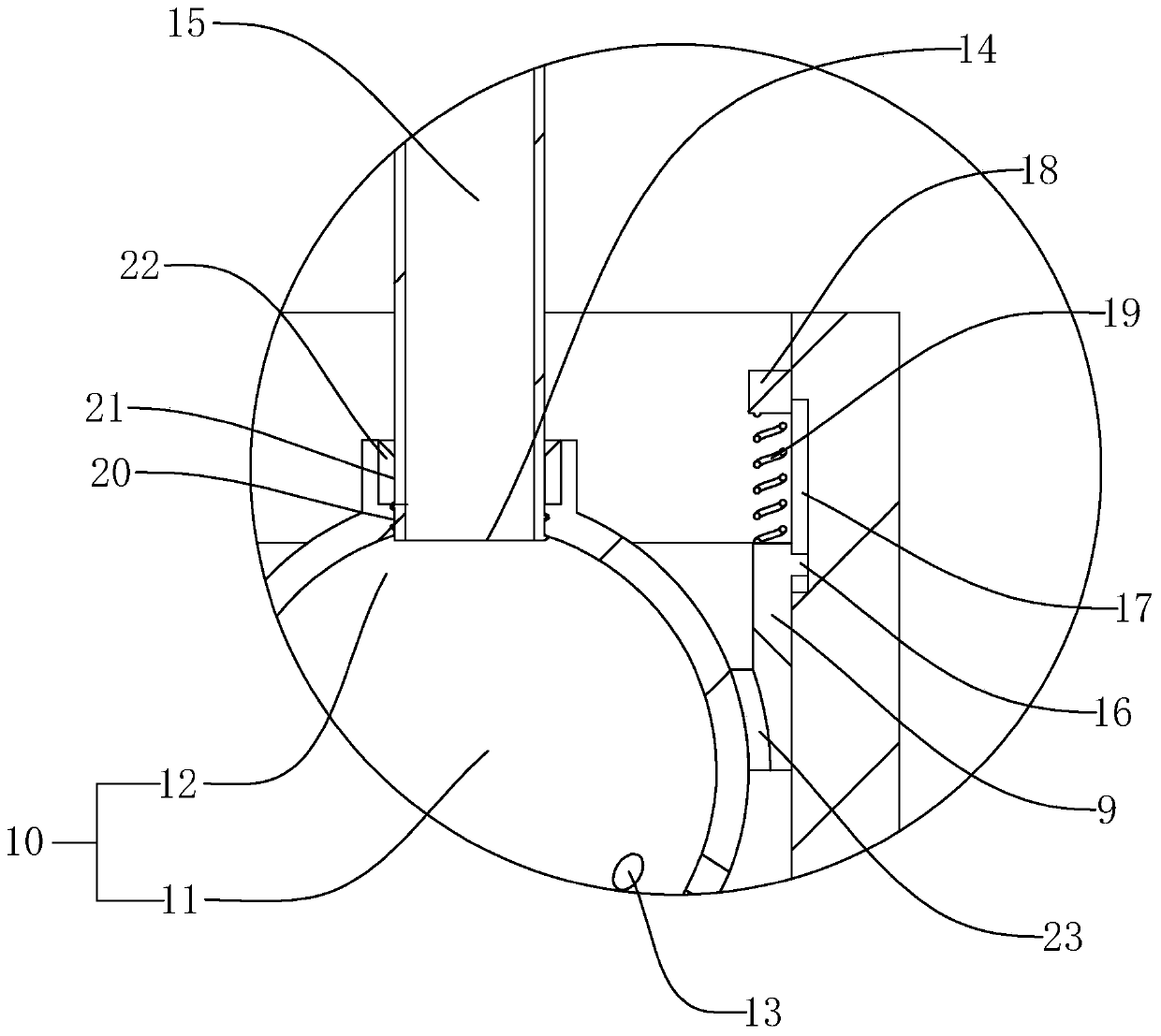 Breaking hammer hydraulic oil pipe connecting mechanism