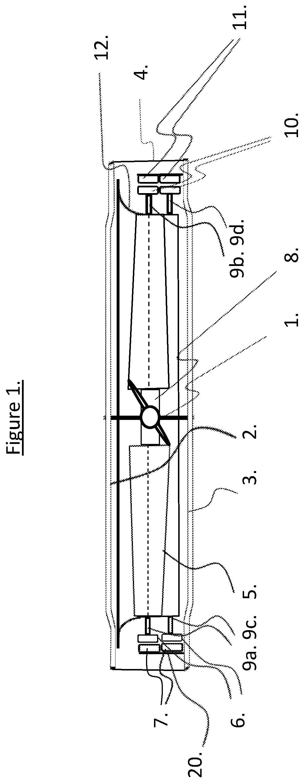 Redundant Drive Orbittally Driven Electric Ducted Fan Producing Torque with Lower Electric Current Drawn