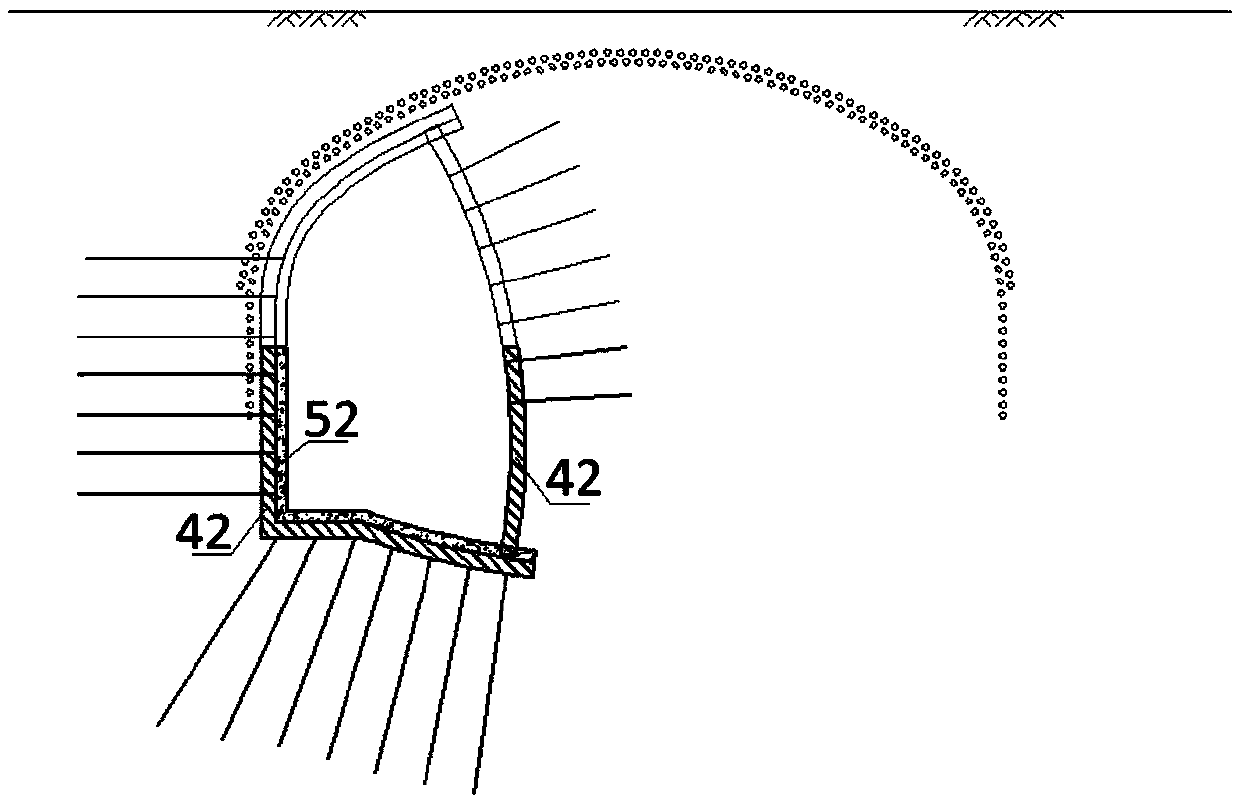 Ultra-shallow-buried tunnel structure and construction method