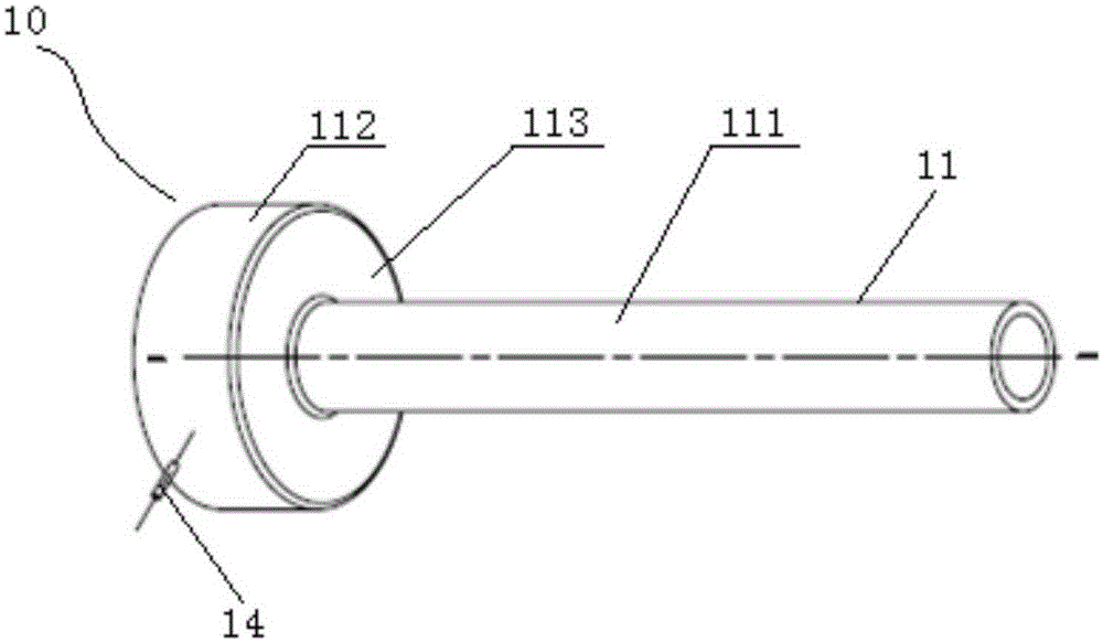 Axis vent pipe structure of turbine engine and turbine engine