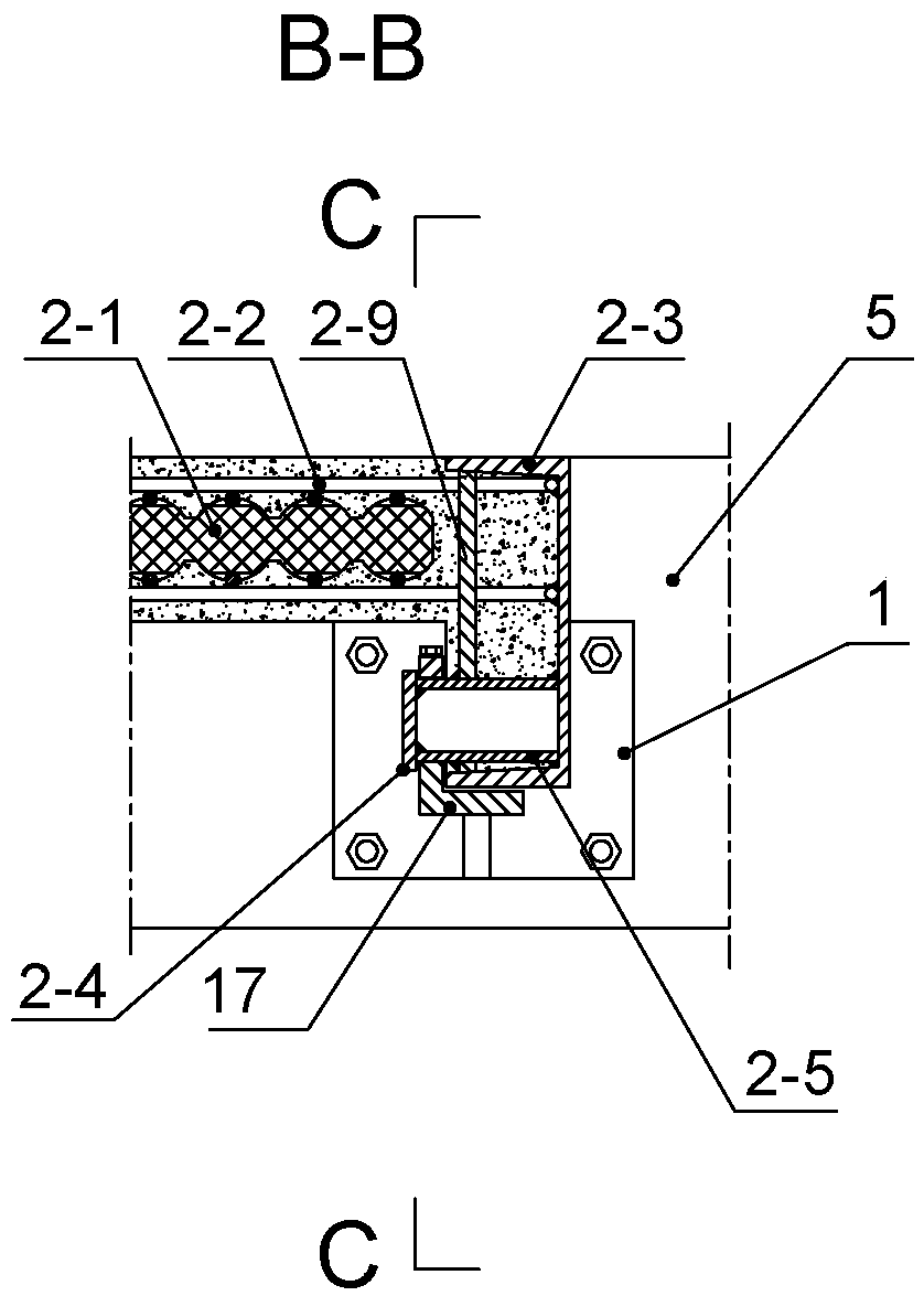 Additional elevator gallery bridge assembly and installing method thereof