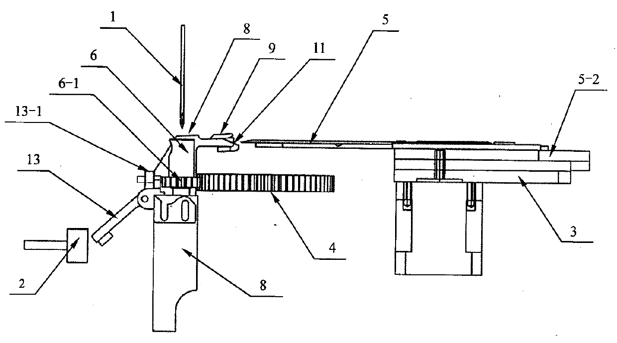 Ring making mechanism of towel embroidery computer embroidery machine